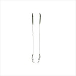 Set of 2 pieces fishing rigs, Regal Fish, textile line, with line aligner, 20 cm, hook size 8